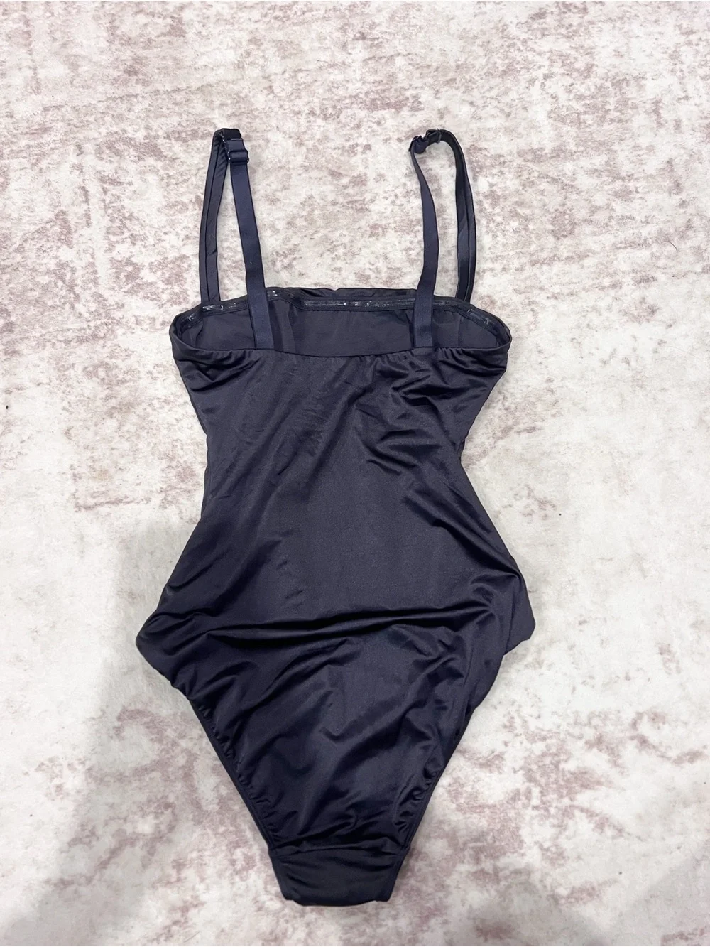 Skims Gunmetal Black One Piece Swimsuit